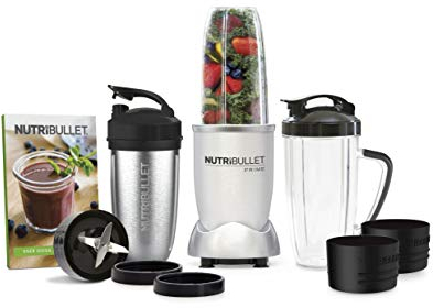 NutriBullet Prime Edition 1000 W, mélangeur haute vitesse, 12 pièces, tasse isotherme en acier inoxydable et livre de recettes