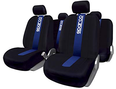 Sparco Sitzbezug Set Sparco schwarz/blau