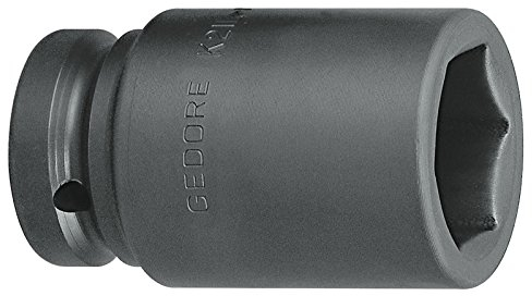 Gedore K 21 L 36 - Vaso de impacto 1, forma larga 36 mm