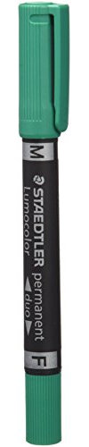 Staedtler 348-5 Staedtler 348-5 - Lumocolor Zweispitzmarker, permanent, grün