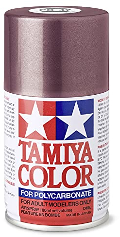 TAMIYA 86047 PS-47 Rosarot-Gold schillernd Polycarbonat 100ml - Sprühfarbe für Plastikmodellbau, Modellbau und Bastelzubehör, Sprühfarben für den Modellbau