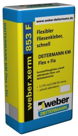 Weber. xerm 853 F – Flexible colle carrelage, rapide