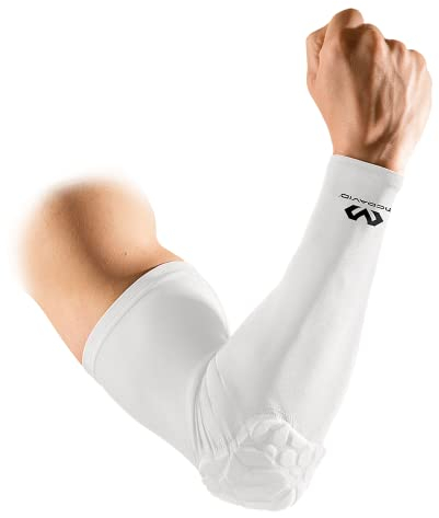 Mcdavid 6500 Manchette de Compression Hex pour Le Soutien et la Protection du Bras/coude, idéale pour Le Rugby, Le Basket-Ball, Le Volley-Ball, Le Football ou Autres (1 Manchette)