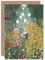Wee Blue Coo Gustav Klimt Blumengarten Malerei Bunte Blumen Weihnachtskarte