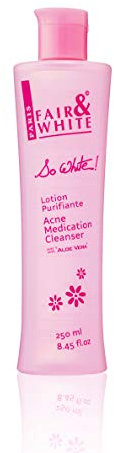 Fair & White So White Lotion Purifiante Acne Medication Cleanser 250ml