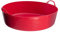 Tubtrugs SP35R Cubo Flexible Multiusos, Rojo, 57x57x16 cm