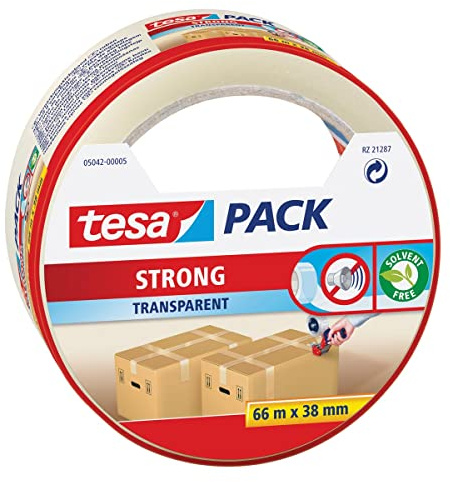 Tesa tesapack PP STRONG 66M x 38 MM TRANSPARANT