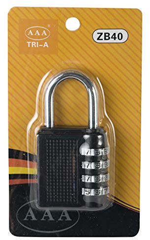 Tri-Circle - 40mm Combination Padlock - 4 Number