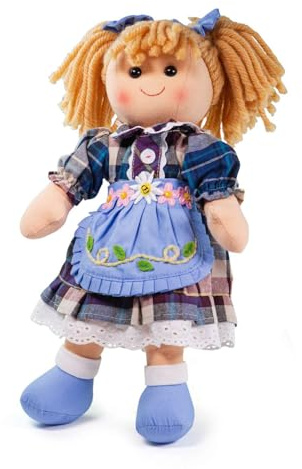 Bigjigs Toys Katie Doll, Medium Soft & Cuddly Ragdoll