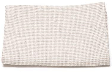 LinenMe Waffelpique Handtuch - Handtücher Natürliche Halbleinen 53% Leinen 47% Baumwolle - Saunakilt Damen und Herren - Badetuch, Duschtuch, Saunatuch - Natur Beige, 100x140 cm