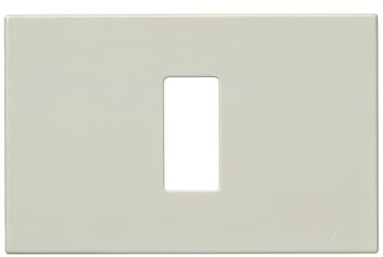 Vimar 08635.A 8000 placca 1 modulo, 12.3x7.550.6cm, resina, avorio