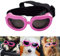 NAMSAN Sonnenbrillen für Hunde UV Schutzbrille Wasserdichter Einstellbar Hundebrille für Kleine Hunde/Katzen -Pink