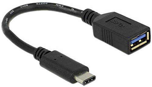 DeLOCK Adaptor Cable USB 3.1 Gen 1 USB Type C Male to USB A Female 15 cm Black