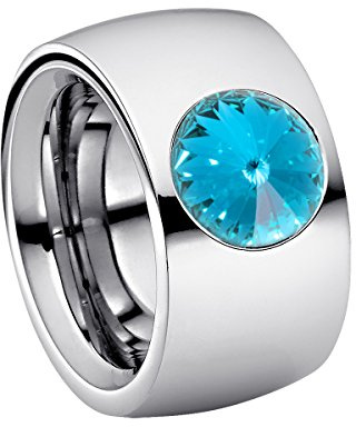 Heideman Ring Damen Coma Silber Edelstahl mit Zirkonia weiß Gr.50-65 | Coma Cocktailring Silber, Edelstahl, großer Zirkonia-Kristall, eleganter Damenring, hautfreundlich & nickelfrei, Geschenkidee