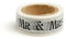 Newsprint tape-mr & Mrs