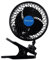 Jhua Ventilatore USB con Clip,12 V Ventilatore a Ventosa per Auto 360 degree Portatile Potente Silenzioso Ventilatore