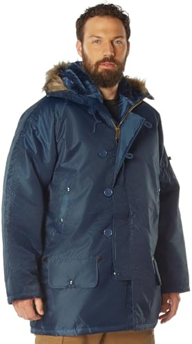 Rothco N-3B Schnorchelparka, Herren, marineblau, Large