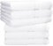 Betz Handtuch 6er Pack Handtücher Set Palermo Größe 50x100 cm 100% Baumwolle - gut trocknend, leichte Qualität - ideal für Sport, Strand, Reisen Farbe weiß