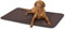 Knuffelwuff Kunstleder Hundematte Cheyenne L 95 x 60cm Braun - Hundekissen für große, mittelgroße und kleine Hunde - Für Zuhause, Auto, Wohnmobil, Wohnwagen