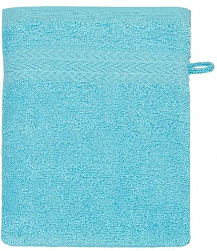 Betz Gant de Toilette pour Visage Corps Gant de Toilette Taille 16x21 cm 100% Coton Premium Couleur Turquoise