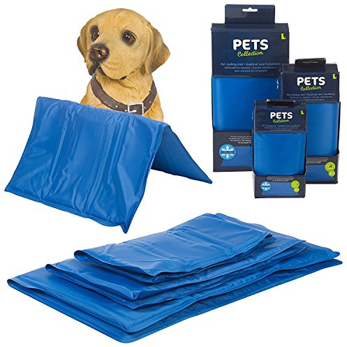 Hund Katze Pet selbst Kühlung Gel-Matte Heat Summer Hot Wetter Bett Pad Kitten Puppy, blau, S
