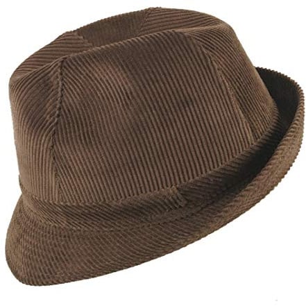 HUTX Hausmeister Krause Trilby-Cordhut braun 58
