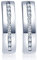 Unendlich U Modisch Damen Ohrstecker 925 Sterling Silber Zirkonia Stecker Ohrringe Creolen Ohrschmuck Earrings, Silber