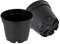 GREEN24 100 Runde Mini Pflanztöpfe Ø 6 cm Anzuchttöpfe Pflanztöpfe Blumentöpfe Saattöpfe runde Töpfe (100 Stück)
