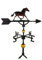 Montague Metal Products Wetterfahne mit farbigem Pferd, 81,3 cm