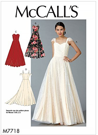 McCall's Patterns Misses Dresses Sewing Pattern, Tissue, Multi-Colour, 17 x 0.5 x 0.07 cm