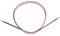 ChiaoGoo Red Lace Circular 47-inch (119cm) Stainless Steel Knitting Needle; Size US 2 (2.75mm) 7047-2 by ChiaoGoo