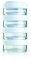 BlenderBottle GoStak Tritan récipients pour le transport de protéines ​ ​ en poudre et vitamines, blanc, 3 x 60 ml