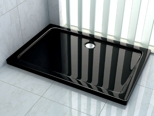 50 mm Duschtasse 100 x 90 cm (schwarz)