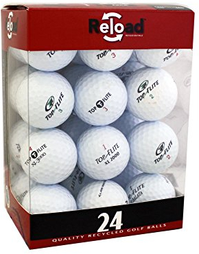 Top Flight Reload Top Flite Golfbälle, recycelt, Weiß, Einheitsgröße