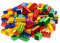 130 Teile bzw. 1 kg Lego Duplo Steine 100 x 4er 2x2 Noppen und 30 x 8er und 2x4 Noppen bunt gemischt