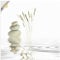 ARTland Wanddeko Wandtattoo selbstklebende Vinylfolie 100x100 cm Asiatische Motive Wellness Zen Steine Asien Asiatisch T5VB