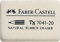 10er Sparpack Faber-Castell 184120 Radiergummi 7041-20 40 x 27 x 10 mm (10, 40x27x10 mm)