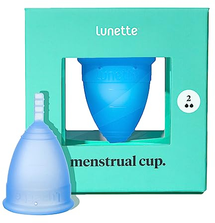Lunette Menstruationstasse - Blau - Model 2 für normale oder starke Blutung