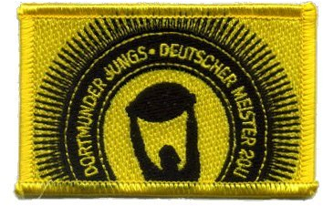 Flaggenfritze® Aufnäher Patch Dortmunder Jungs Deutscher Meister 2011