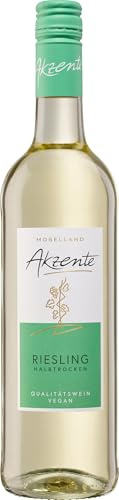 Moselland-Akzente Mosel Riesling QbA halbtrocken 0,75 L