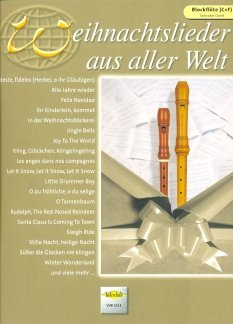 Firma Holzschuh Verlag WEIHNACHTSLIEDER AUS Aller Welt - arrangiert für Zwei Blockflöten - (SA) [Noten/Sheetmusic]