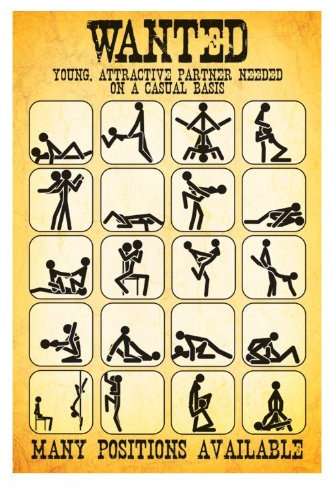 Wanted – Partners Sex – 61 x 91.5 cm zeigt/Poster