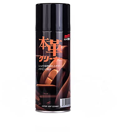 SOFT99 Leather Seat Cleaner, leather cleaning spray, 300 ml