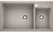 BLANCO METRA 9 | Granitspüle aus SILGRANIT tartufo | Einbauart: Einbau von Oben | Hauptbecken links | für 90 cm breite Unterschränke | Doppeltes Becken für eine benutzerfreundliche Nutzung
