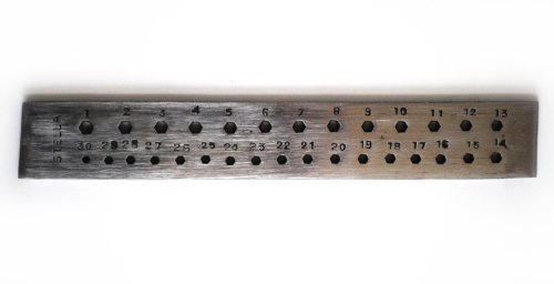 Proops Jewellers 8 Hexagonal Drawplate 30 Holes (J1008) Free UK Postage