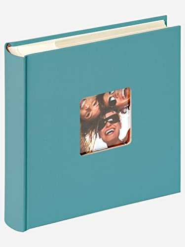 walther design Fotoalbum petrolgrün 200 Fotos 10 x 15 cm Memo-Einsteckalbum mit Cover-Ausstanzung, Fun ME-110-K