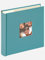 walther design Fotoalbum petrolgrün 200 Fotos 10 x 15 cm Memo-Einsteckalbum mit Cover-Ausstanzung, Fun ME-110-K