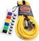 No Bull Nordell Music Gear' Premium XLR Cable (Yellow, 10m): Achieve a Clearer Audio Signal with Balanced Male to Female Microphone Lead, plus Cable Tie