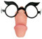 ST Rubber Scherzbrille mit Penisnase