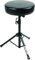 QUIK LOK - BX/6 SGABELLO SERIE BASIC Sgabello Ideale per Tastieristi e Batteristi, con Seduta Rotonda, Regolabile in Altezza (7 posizioni) 59/80 cm, Colore Nero